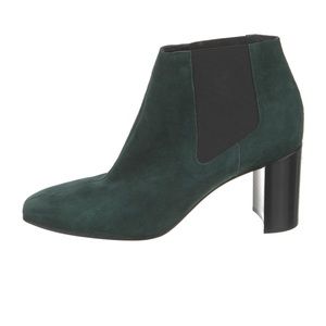Rag & Bone Green suede booties